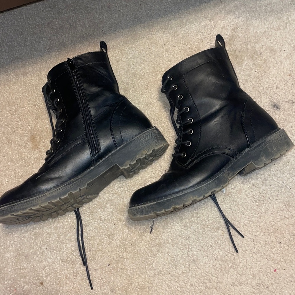 Black Combat Boots